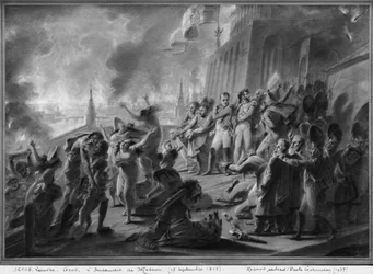 Incendie de Moscou en septembre 1812